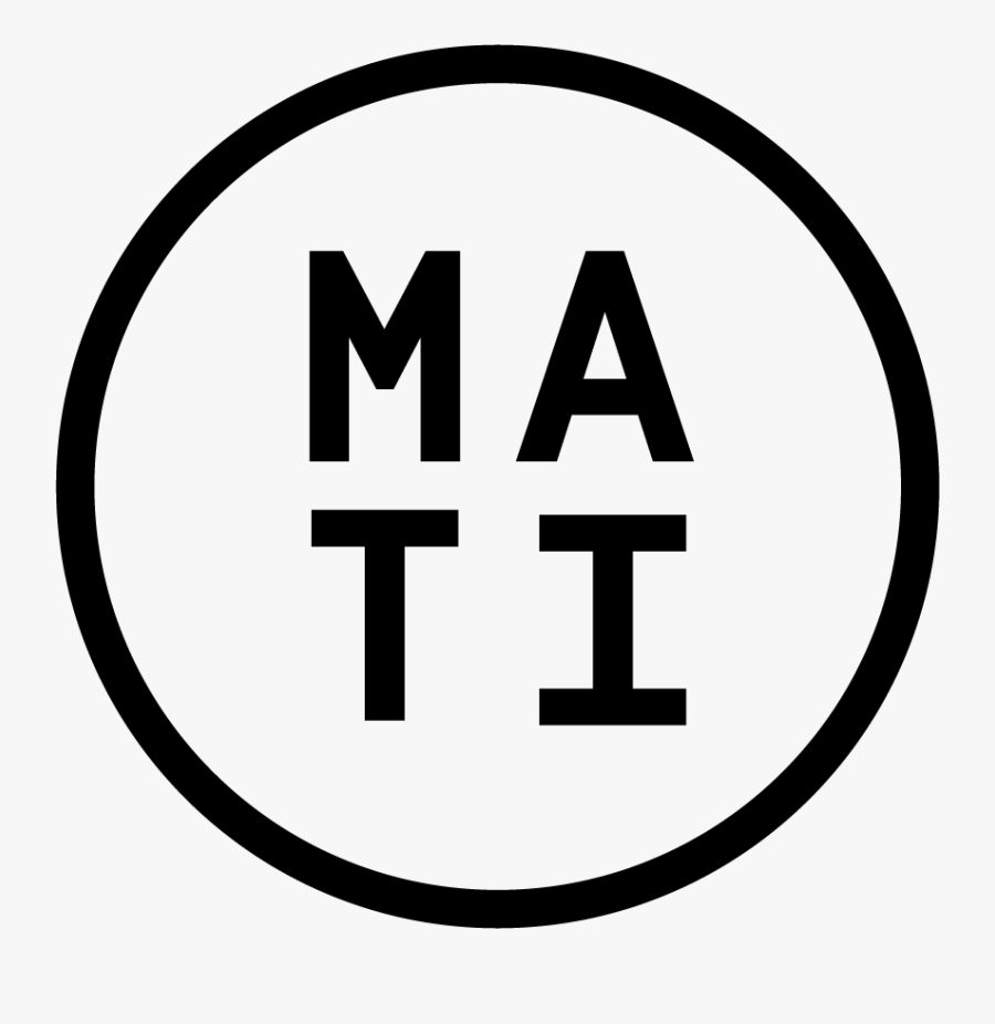 Mati Logo Black - Circle, Transparent Clipart