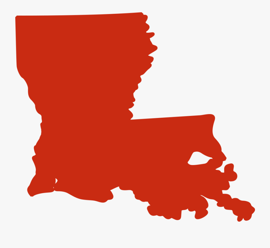 Louisiana State Map Clipart , Png Download - Louisiana Logo , Free ...