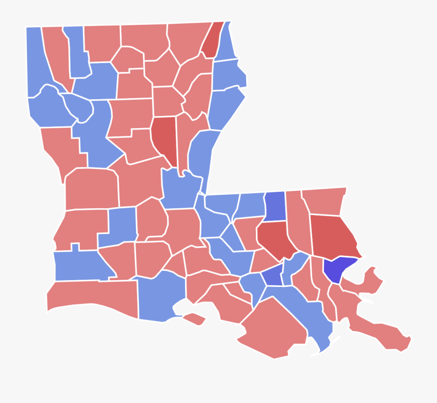 1996 United States Senate Election In Louisiana - Louisiana Political Map 2016, Transparent Clipart