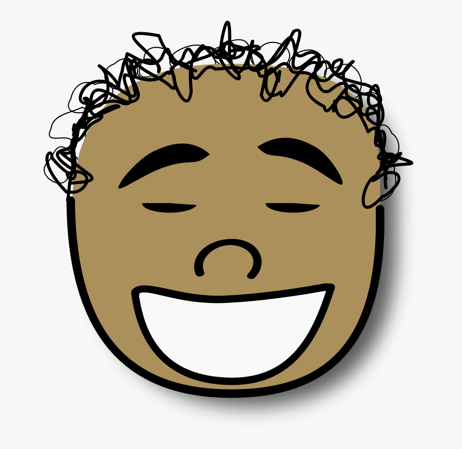 Cartoon Christian Clip Art Laughter Hair Face - Boy Angry Face Clipart, Transparent Clipart