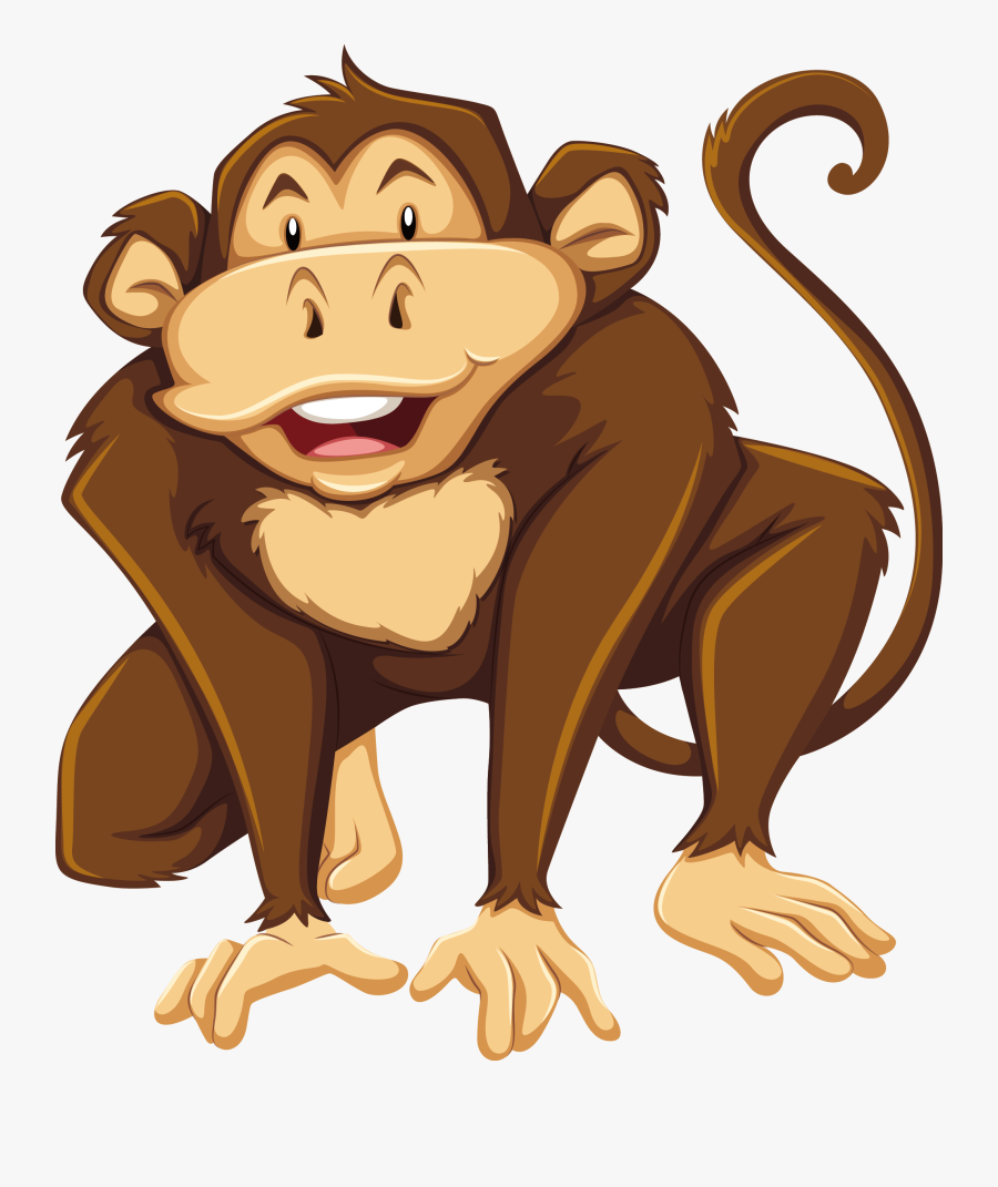 Gorilla Clipart Big Monkey - Flashcard For Letter M, Transparent Clipart