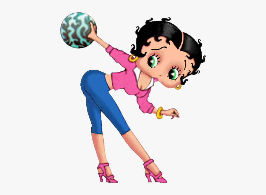 Betty Boop Bowling, Transparent Clipart