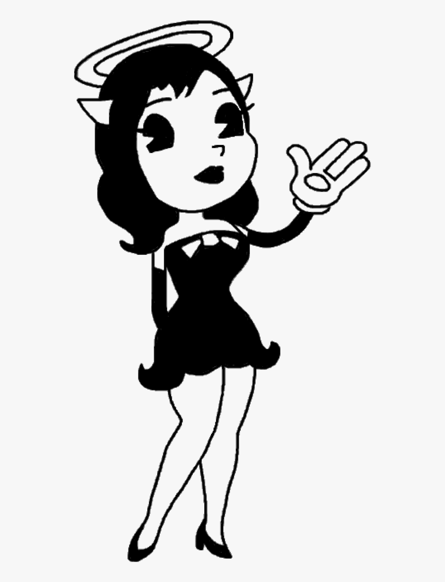 Transparent Tickle Clipart - Alice From Bendy And The Ink Machine, Transparent Clipart