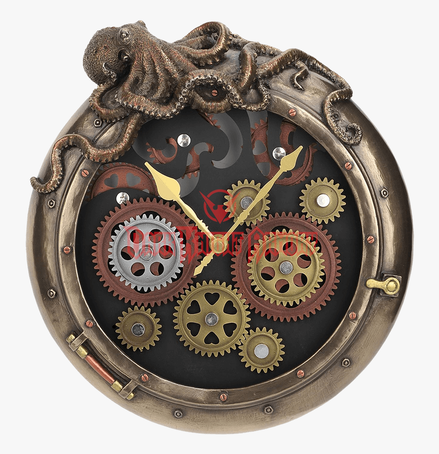 Clipart Transparent Library Png For Free Download On - Clock Steampunk