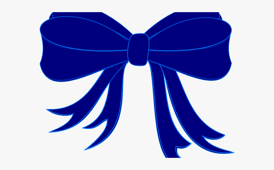 Blue Ribbon Clipart - Girls Bow Clip Art, Transparent Clipart