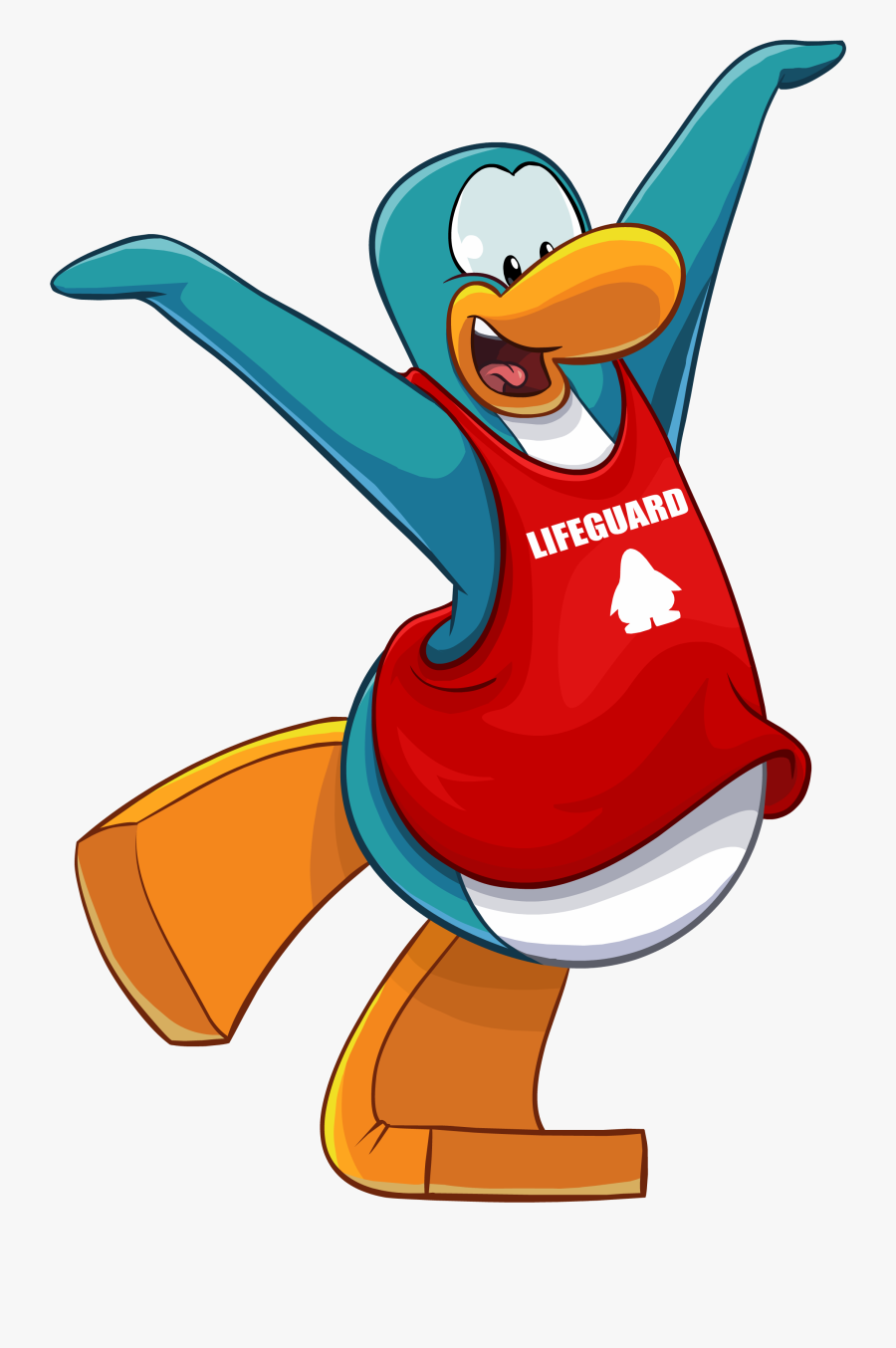 Penguin Style Aug 2013 - Club Penguin Aqua Penguin, Transparent Clipart