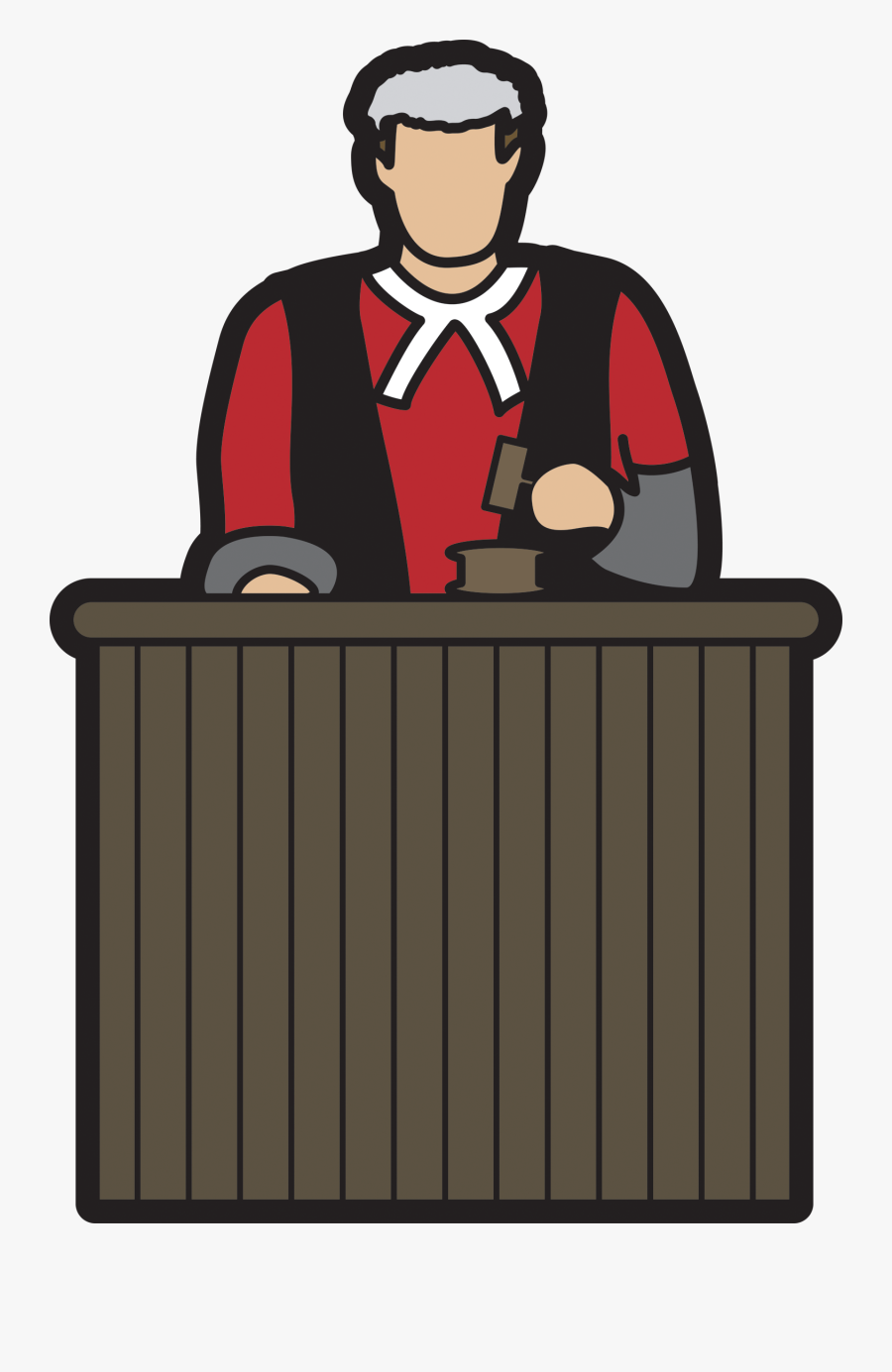 Images For Court Judge Cartoon - Cartoon Court Judge, Transparent Clipart