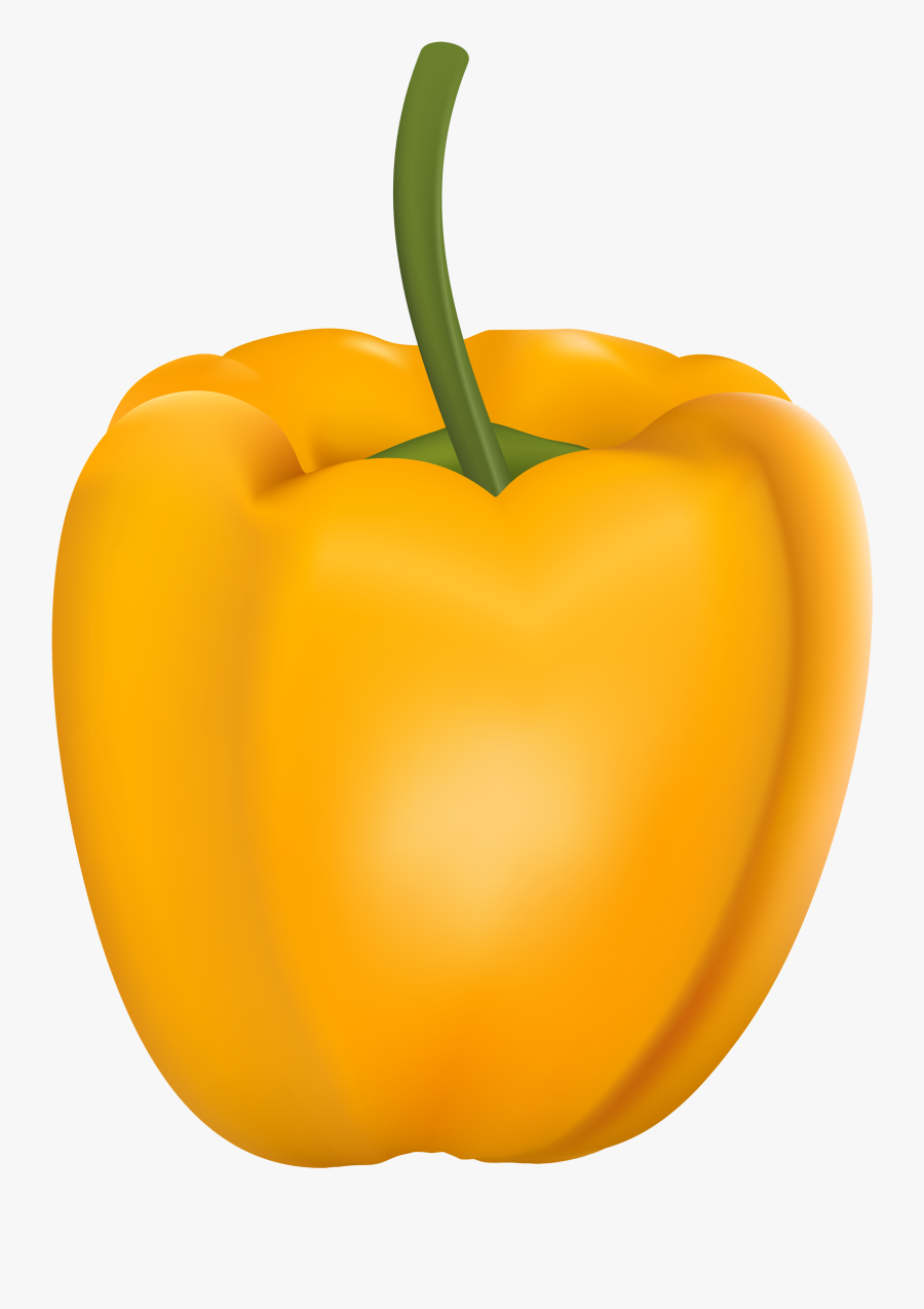 Yellow Pepper Png Clipart - Yellow Pepper Clipart, Transparent Clipart