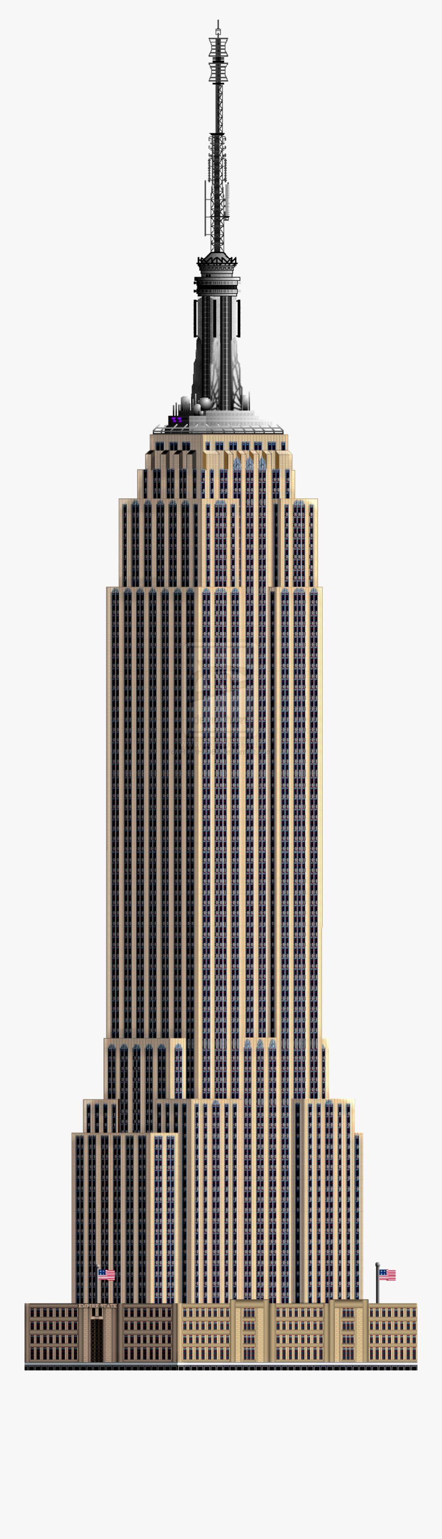 Empire State Building - Empire State Building Png, Transparent Clipart