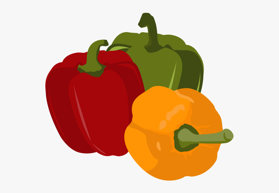 Peppers Clipart Pepper Spanish - Red Bell Pepper , Free Transparent