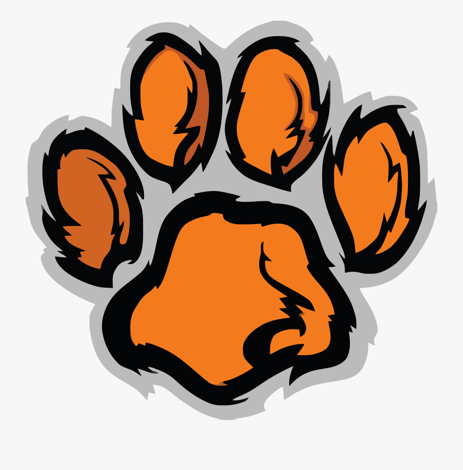 Cat Claws Clipart - Tiger Paw Clipart, Transparent Clipart