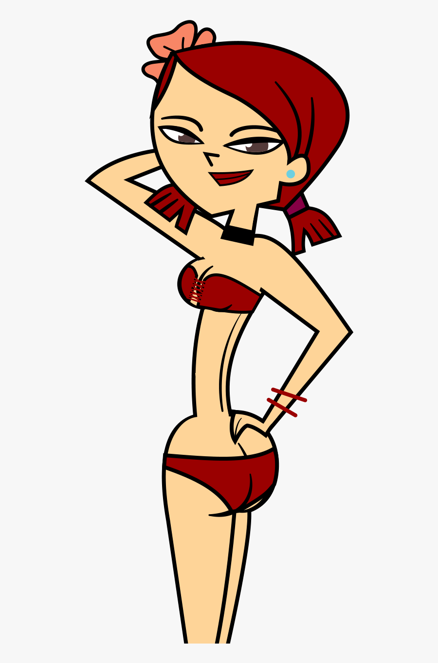 Td Zoey In Bikini By Gordon003 - Total Drama Sexy Girls, Transparent Clipart