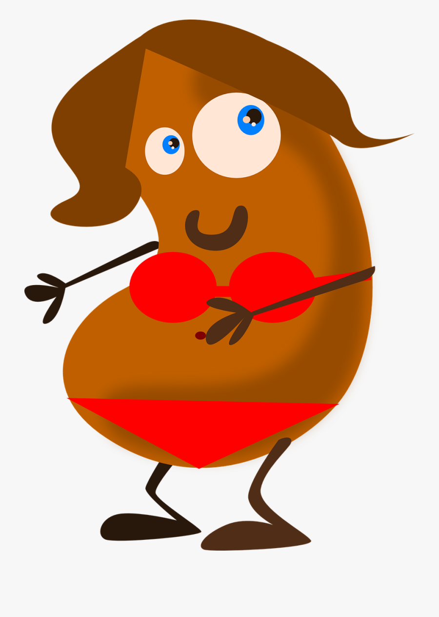 Cartoon Bean Clipart, Transparent Clipart