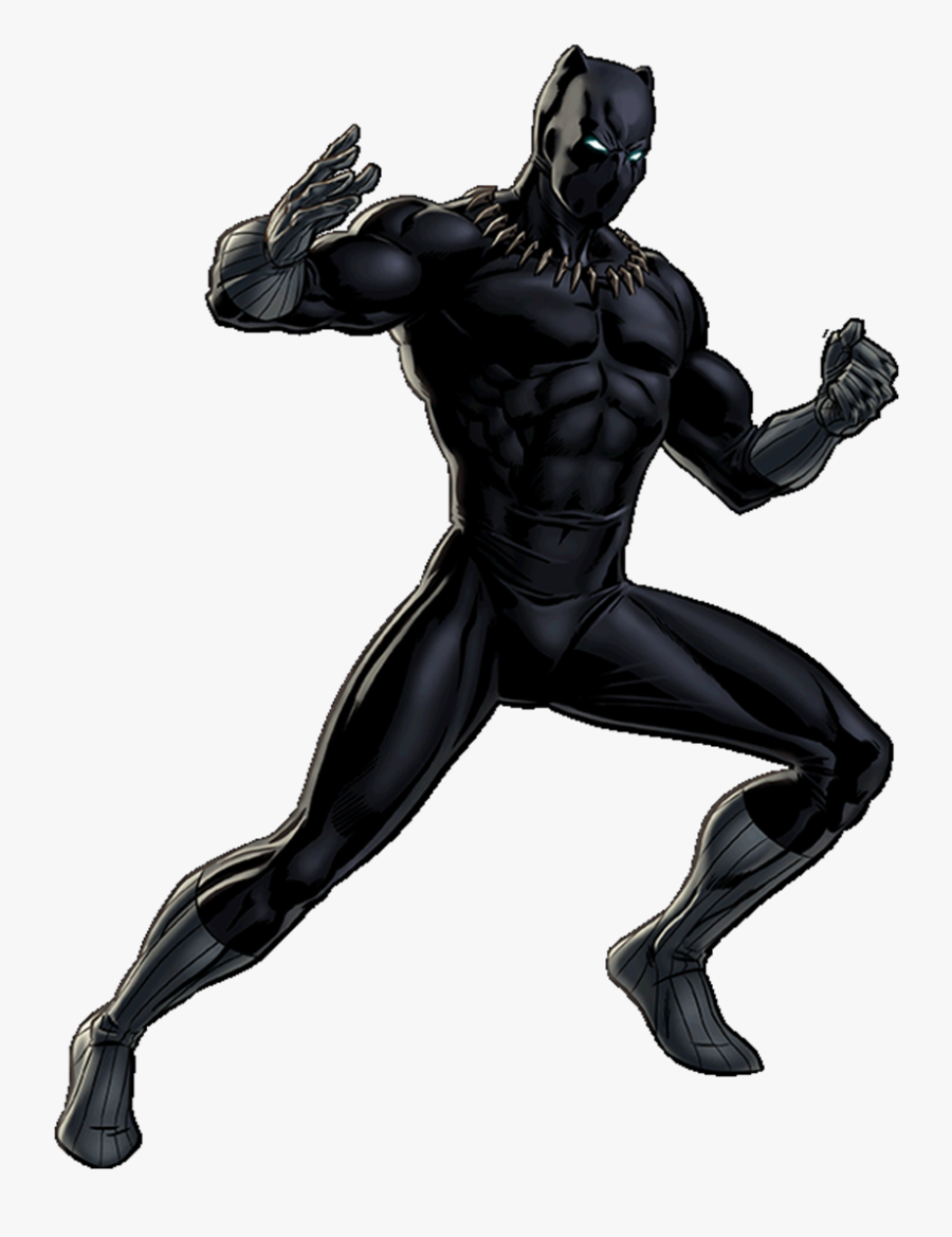 Black Panther Portrait Art - Black Panther Superhero Cartoon , Free ...