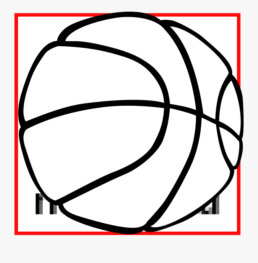 Basketball Black And White Clipart, Transparent Clipart
