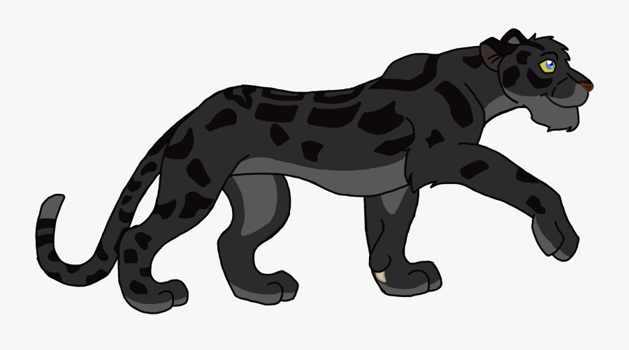Panther Clipart Body - Clouded Leopard Lion Guard, Transparent Clipart