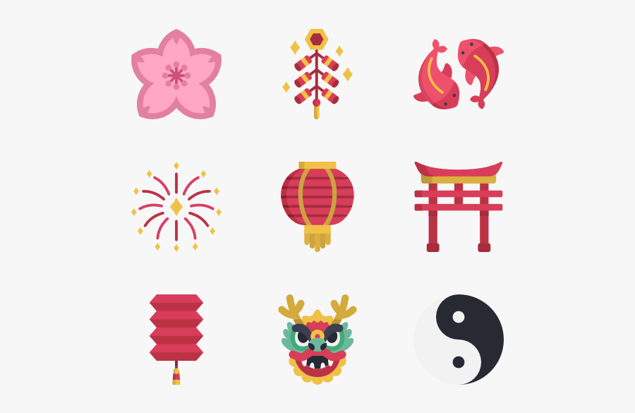 Icons Free Vector - Chinese New Year Icon, Transparent Clipart