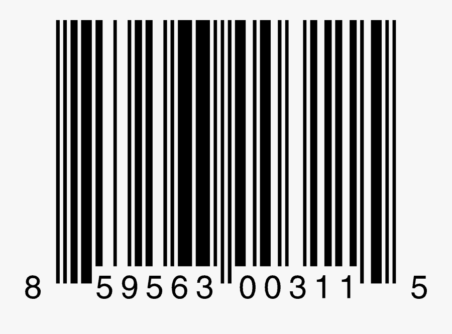 Transparent Barcode Clipart Free - Barcode For Apple Fruit , Free ...