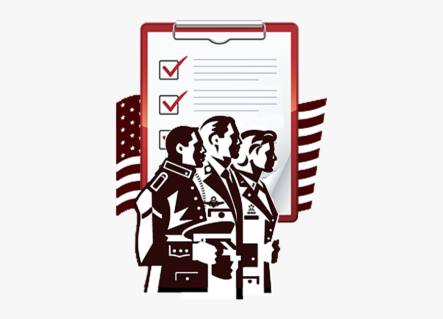 A Clip Art That Theree Servicemembers Stands Side By - Military Mental Health Clipart, Transparent Clipart