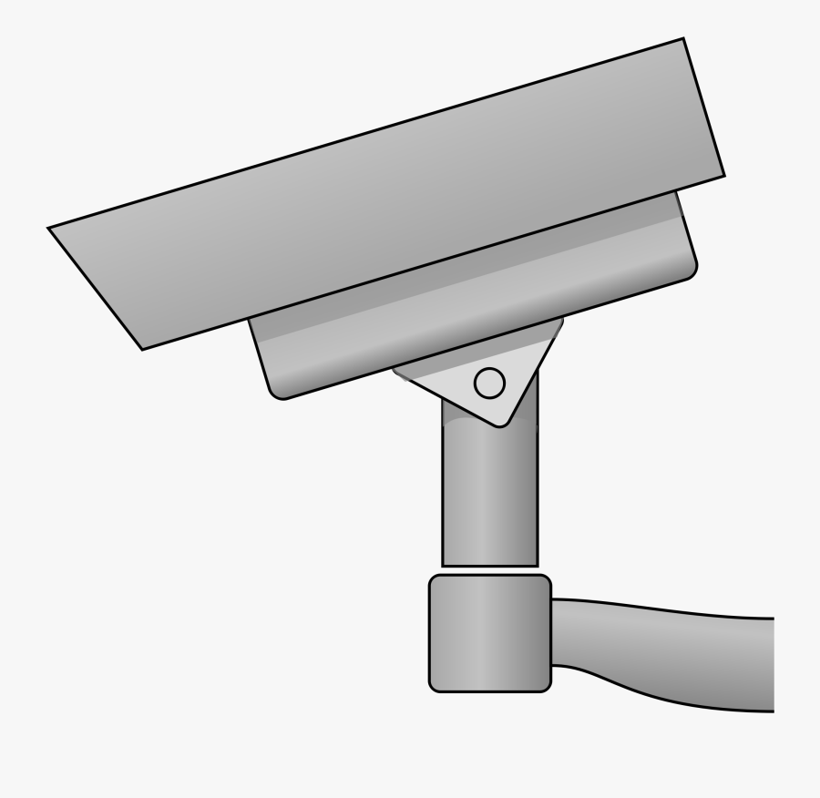 Vector Freeuse Stock Clipart Surveillance Camera, Transparent Clipart