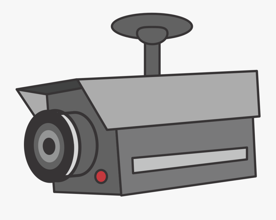 Cameras Optics,camera,technology - Cartoon Security Camera Png, Transparent Clipart