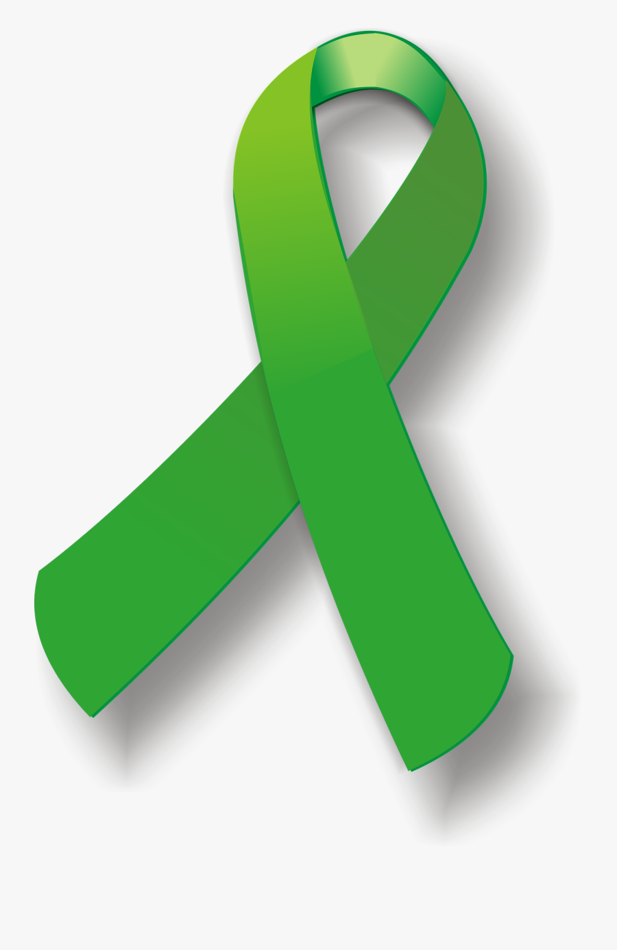 Pink Cerebral Green Ribbon Palsy Awareness Clipart - Mental Health Awareness, Transparent Clipart
