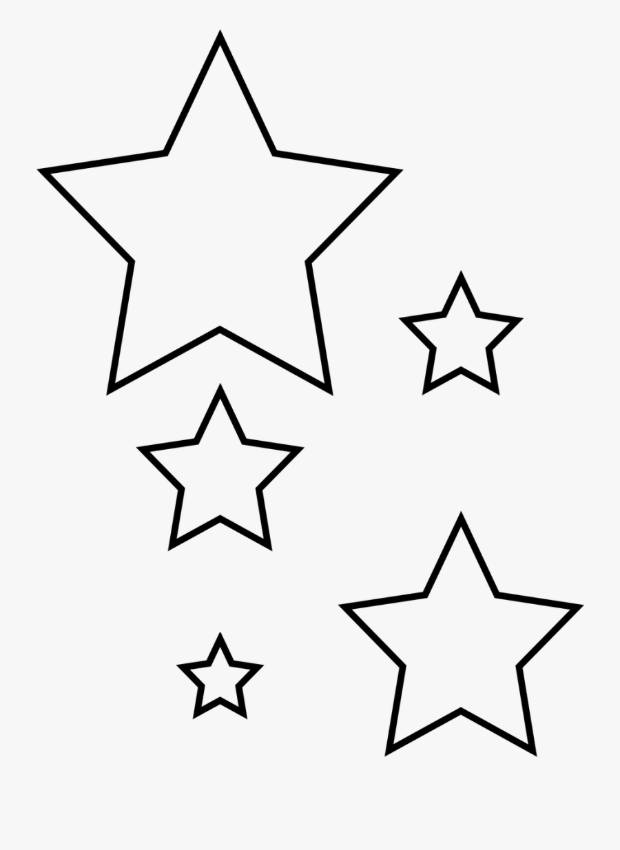 Stars Clipart Template Clipart Sterne Schwarz Weiss Free Transparent Clipart Clipartkey