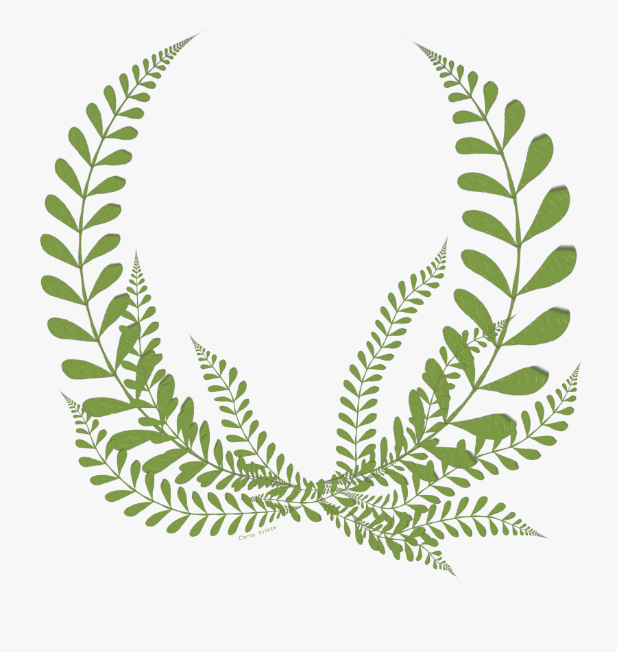 #leaves #fern #floral #wreath #freetoedit - Niñas Cientificas, Transparent Clipart