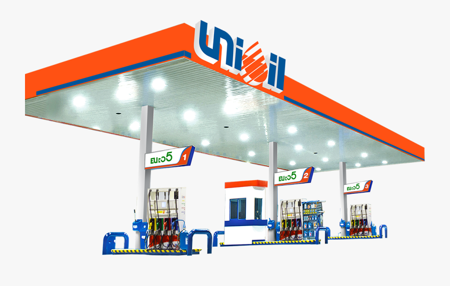 Filling-station - Transparent Transparent Background Petrol Station Png, Transparent Clipart