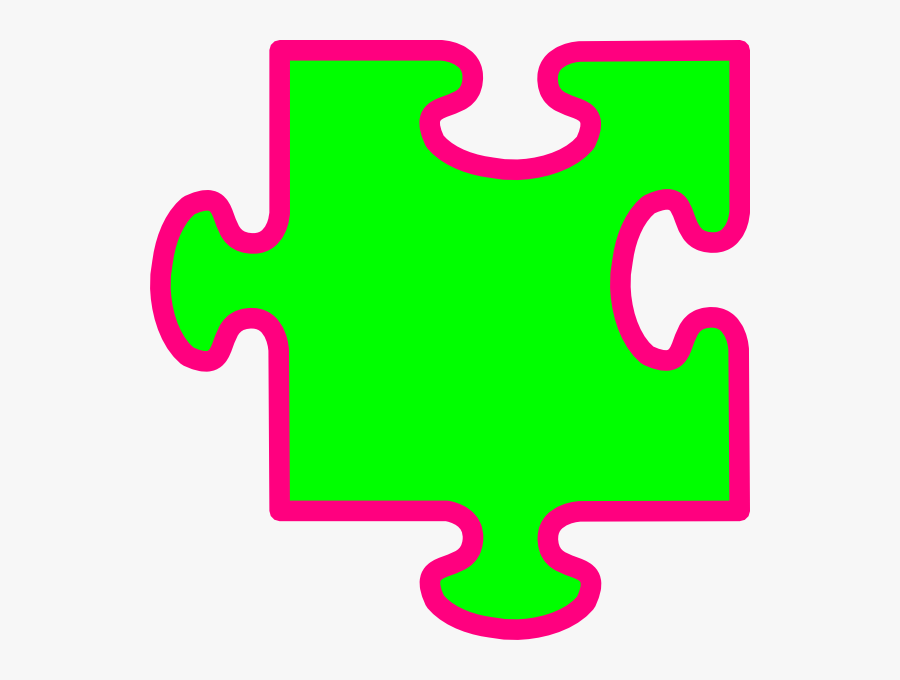 Puzzle Pieces Clip Art - Large Color Puzzle Pieces, Transparent Clipart