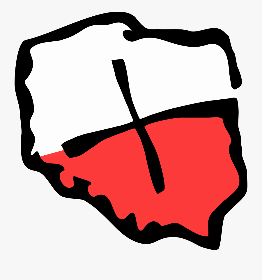 Svg Black And White Geocaching Poland Shape Logo - Shape Of Poland Png, Transparent Clipart