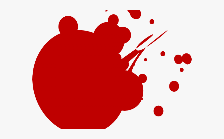 Cartoon Blood Splatter Transparent, Transparent Clipart