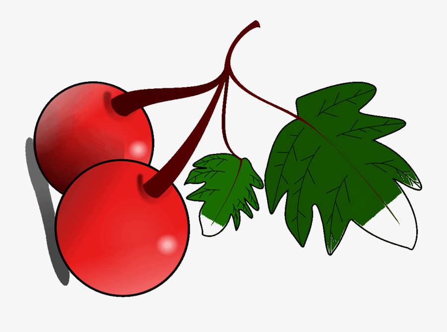Transparent Cherry Clipart - Fruit Clip Art, Transparent Clipart