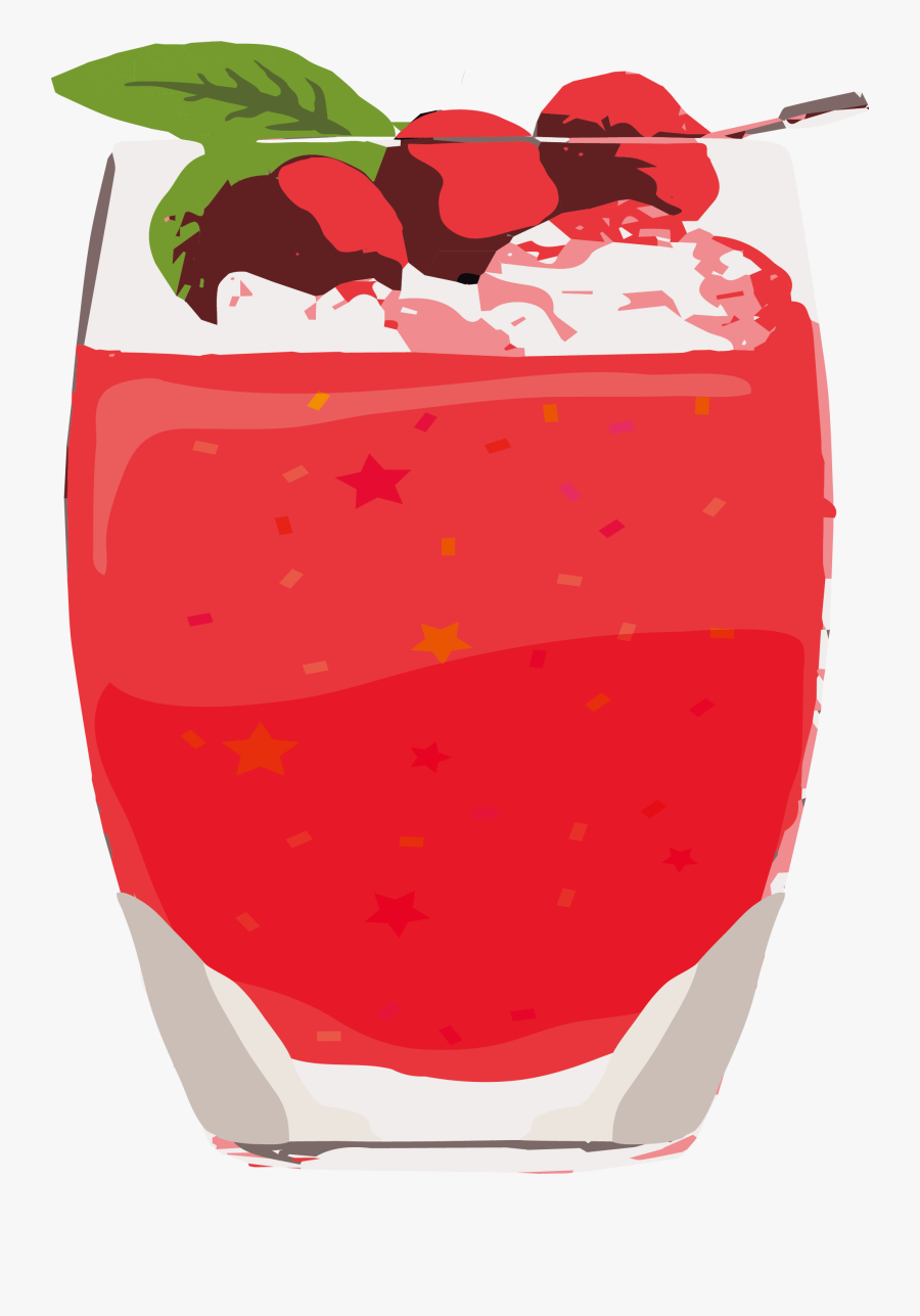 Strawberries Clipart Cherry - Juice, Transparent Clipart