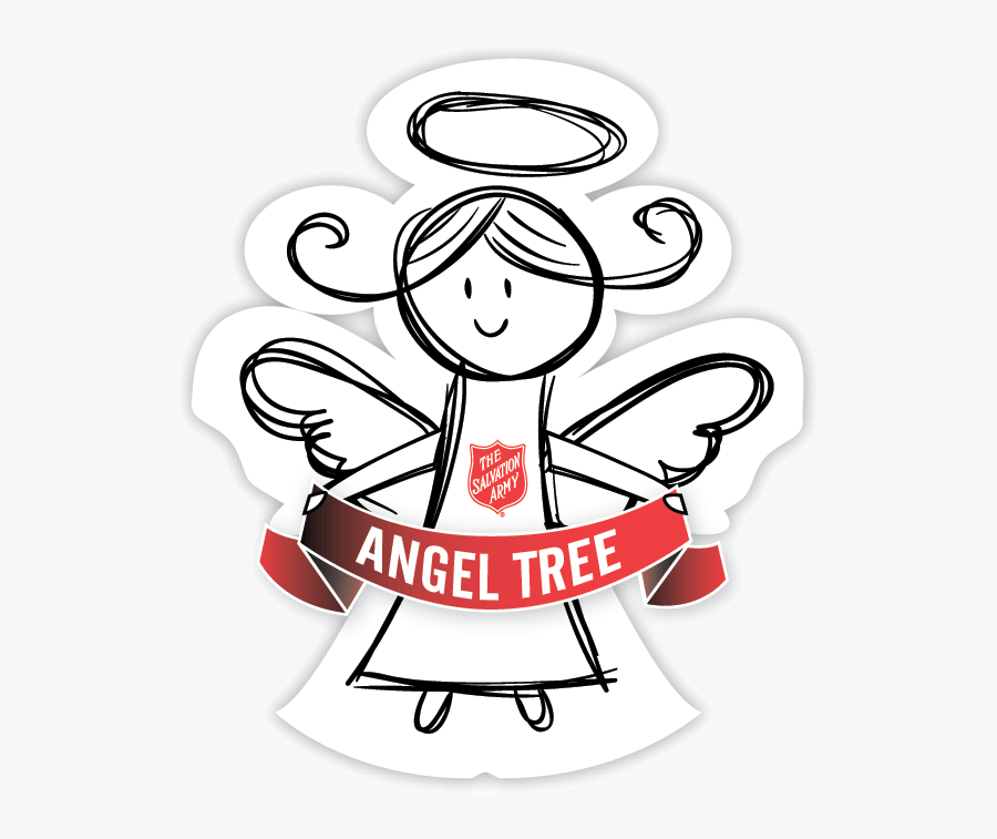 Angel Tree - Salvation Army Angels Tree, Transparent Clipart