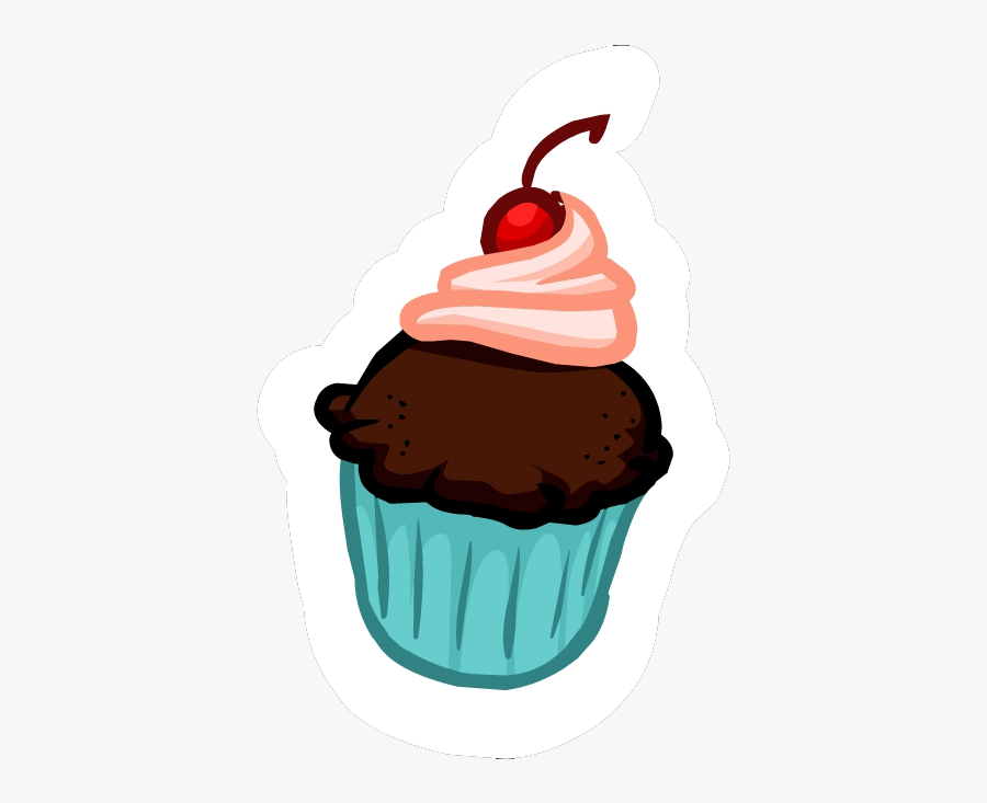 Cupcake Pin - Club Penguin Cake Png , Free Transparent Clipart - ClipartKey