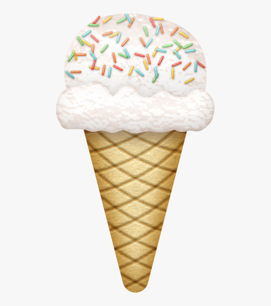 Sprinkle Ice Cream Clipart, Transparent Clipart