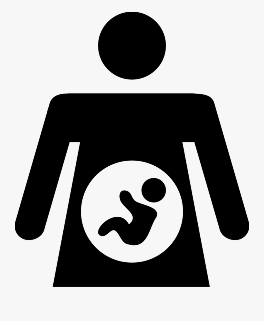 Clip Art Pregnancy Clip Art - Obstetrics & Gynaecology Icon, Transparent Clipart