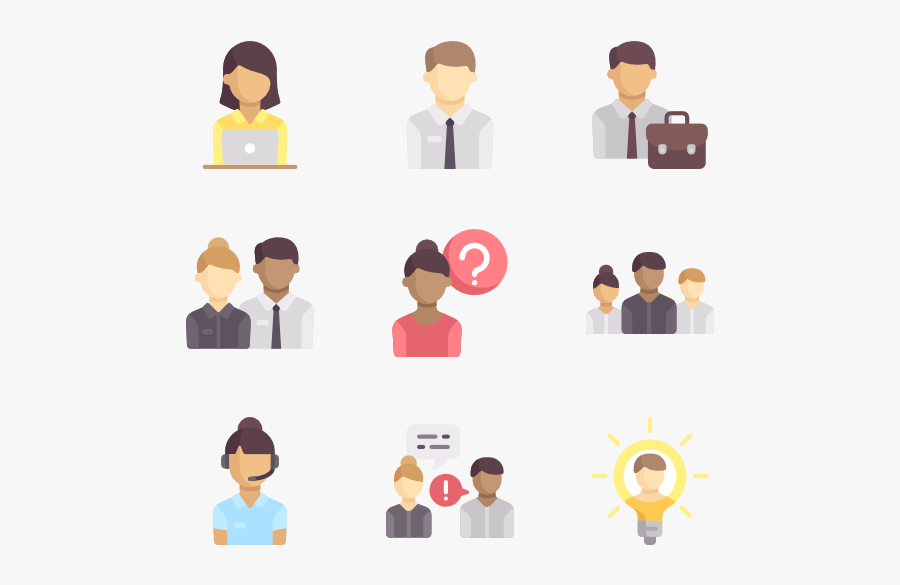 Job Interview Png - Vector Human Resource Icon, Transparent Clipart