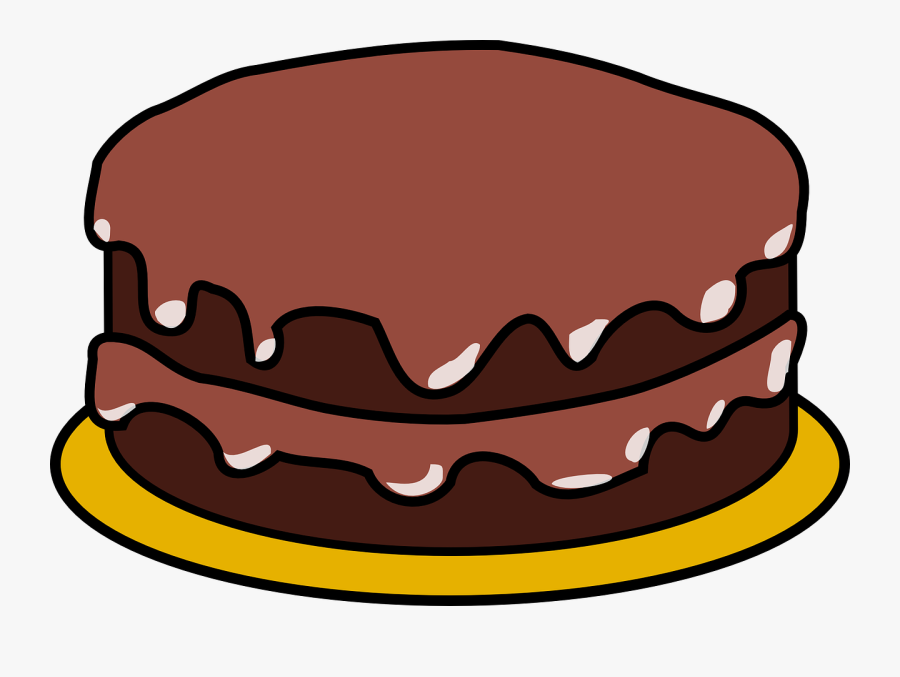 Cake Clip Art At Vector Clip Art Free - Chocolate Cake Clipart, Transparent Clipart