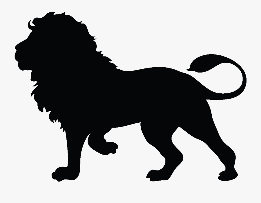 Lion Silhouette Cougar Clip Art - Lion Silhouette Transparent, Transparent Clipart
