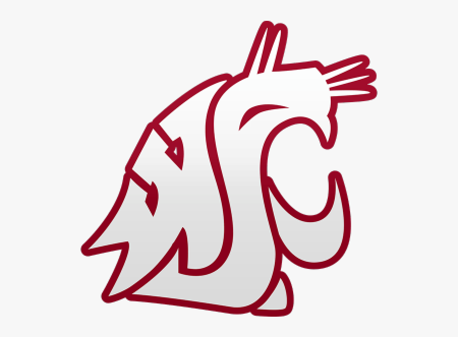 Faqs - State Font Washington Cougars Logo, Transparent Clipart