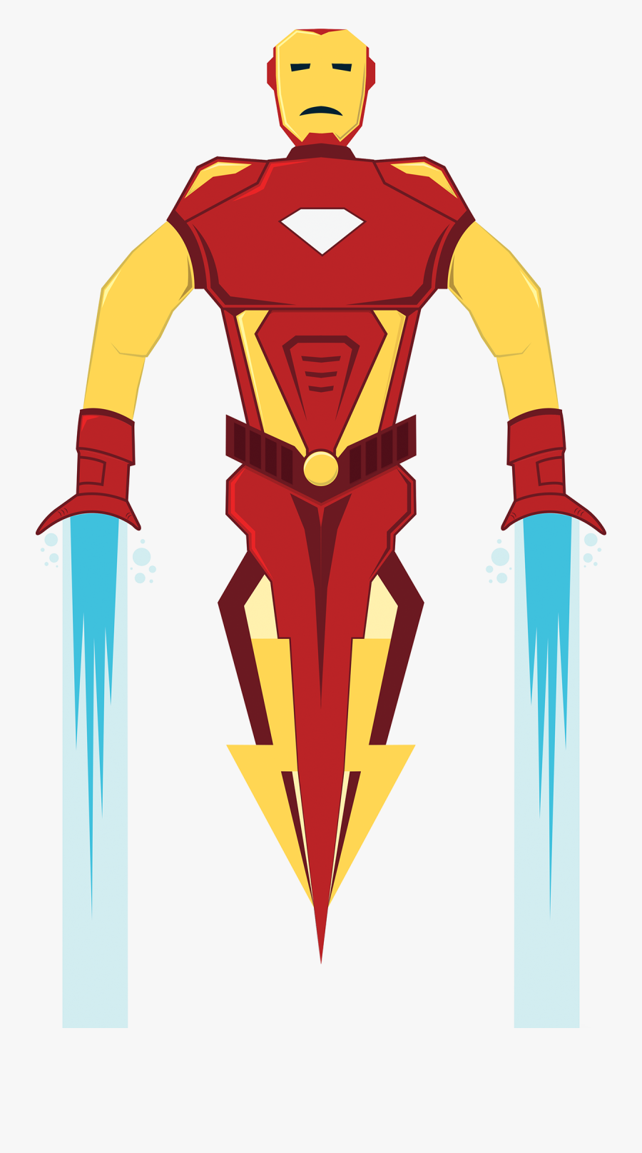 Iron Man Illustrator Png, Transparent Clipart