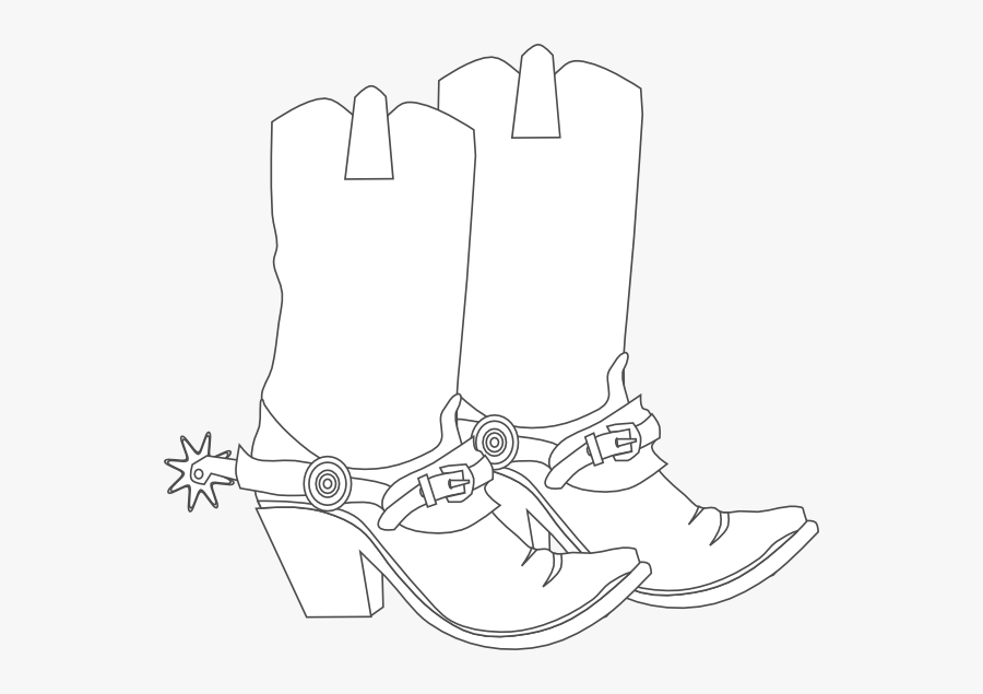 White Boots Svg Clip Arts - Work Boots, Transparent Clipart