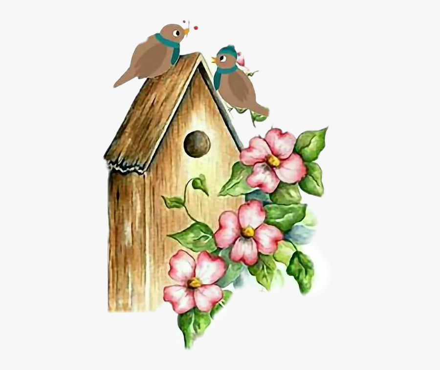 Watercolor Bird House , Transparent Cartoons - Birdhouse Paintings, Transparent Clipart