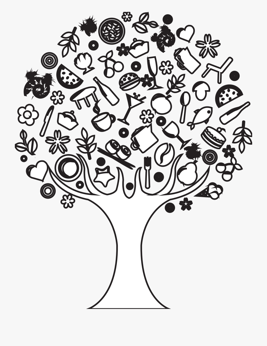 Tree Drawing Abstract Art, Transparent Clipart