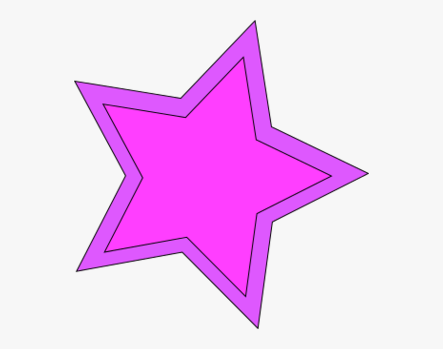 Yellow Star - Pink Star Clipart Png, Transparent Clipart