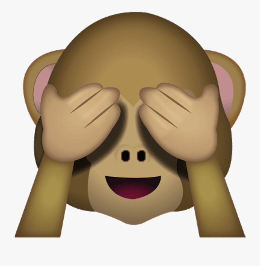 Download See No Evil - Monkey Emoji See No Evil, Transparent Clipart