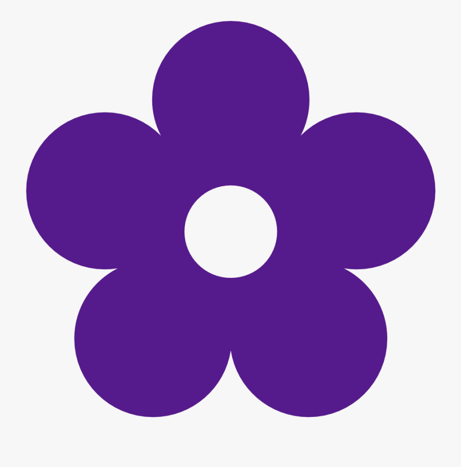 Clipart Panda Free Images - Purple Flower Clipart, Transparent Clipart