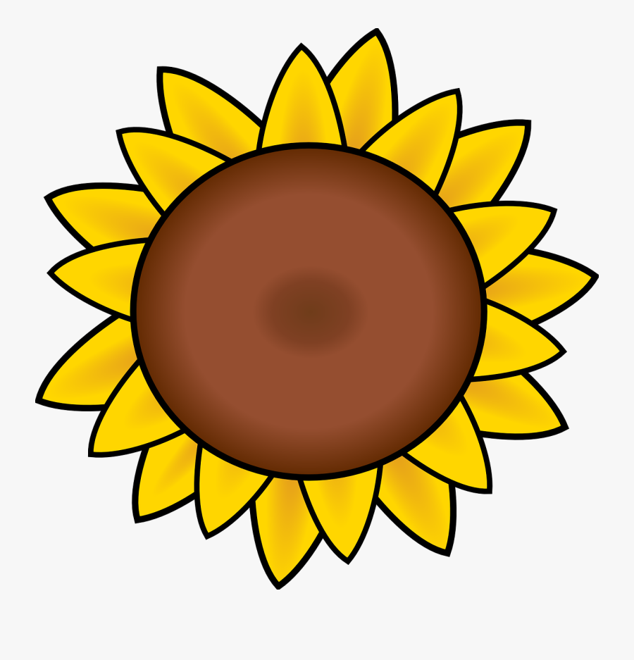 Free Image On Pixabay - Sunflower Clipart, Transparent Clipart